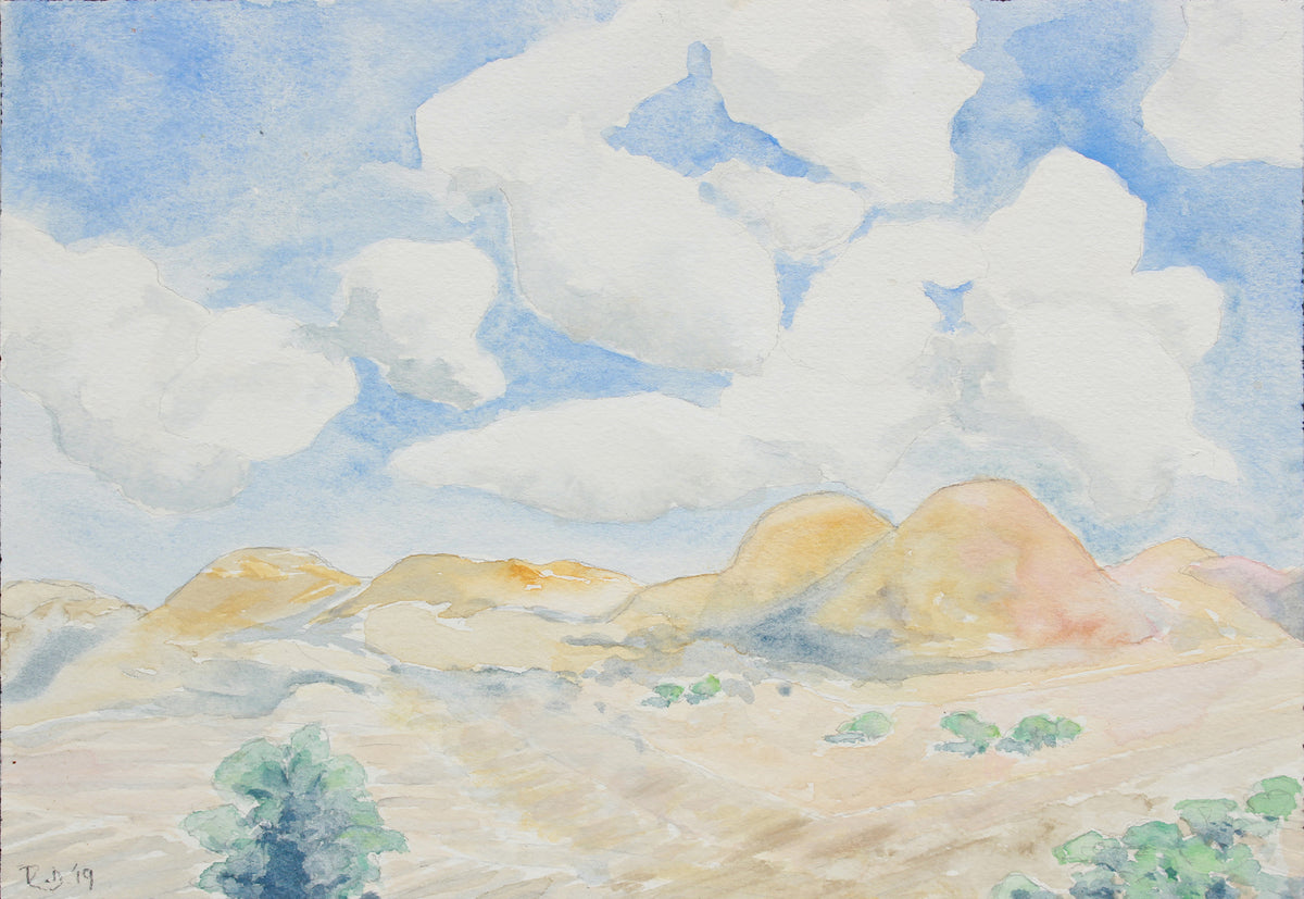 <i>South to the Mediterranean</i> <br>2019 Gouache <br><br>#B0197