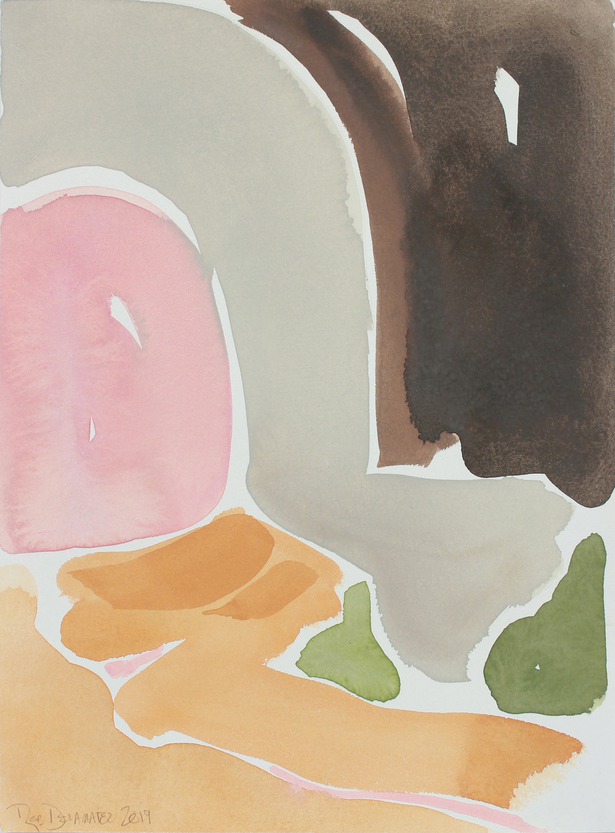 <i>Spanish Interior I</i> <br>2019 Gouache <br><br>#B0198