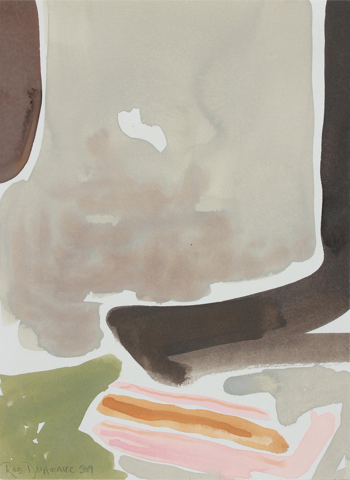 <i>Spanish Interior II</i> <br>2019 Gouache <br><br>#B0199