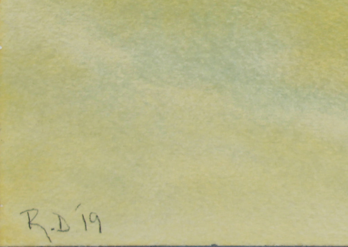 <i>Afternoon Heat, the Mediterranean Sea</i> <br>2019 Gouache <br><br>#B0201