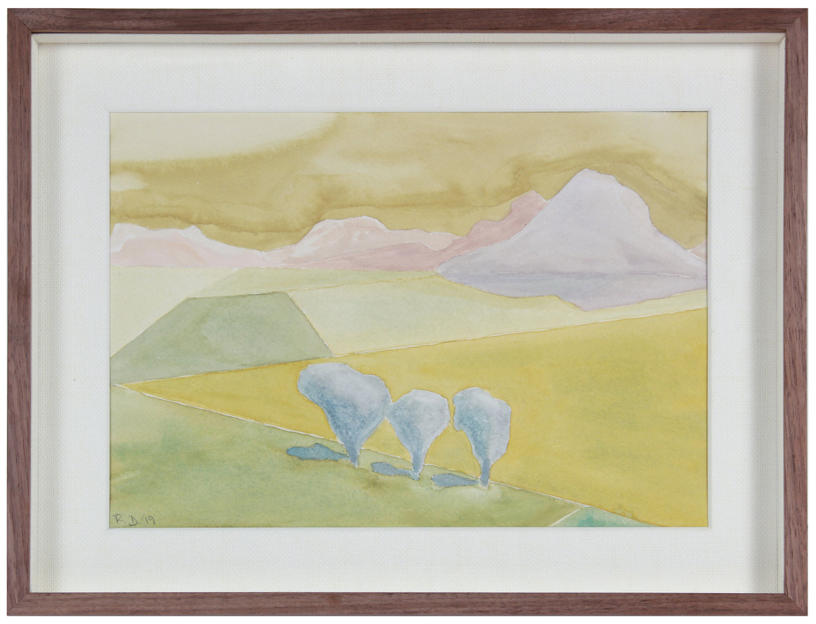 <i>Fields of Andalusia</i> <br>2019 Gouache <br><br>#B0202