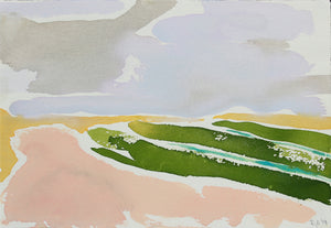 <i>Andalusian Fields II</i> <br>2019 Gouache <br><br>#B0203