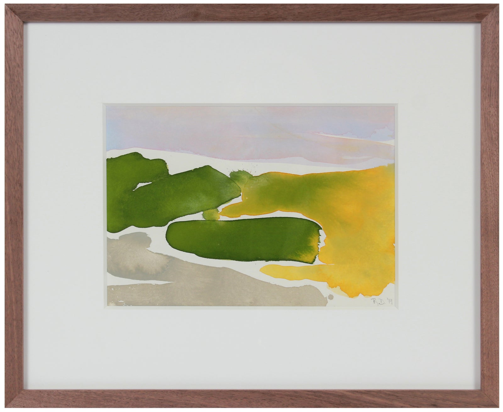 <i>Andalusian Fields III</i> <br>2019 Gouache <br><br>#B0204