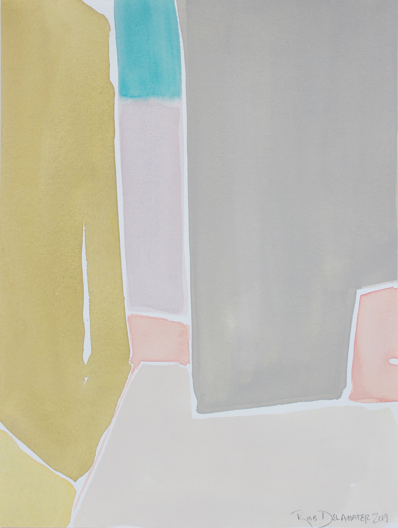 <i>View to the Sea II</i> <br>2019 Gouache <br><br>#B0238