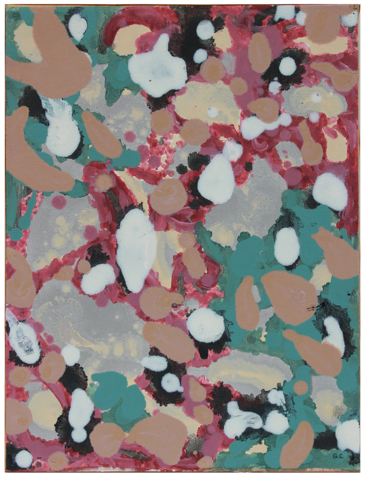 <i>Lyrical II</i> <br>2019 Oil on Canvas Mounted to Wood <br><br>#B0347