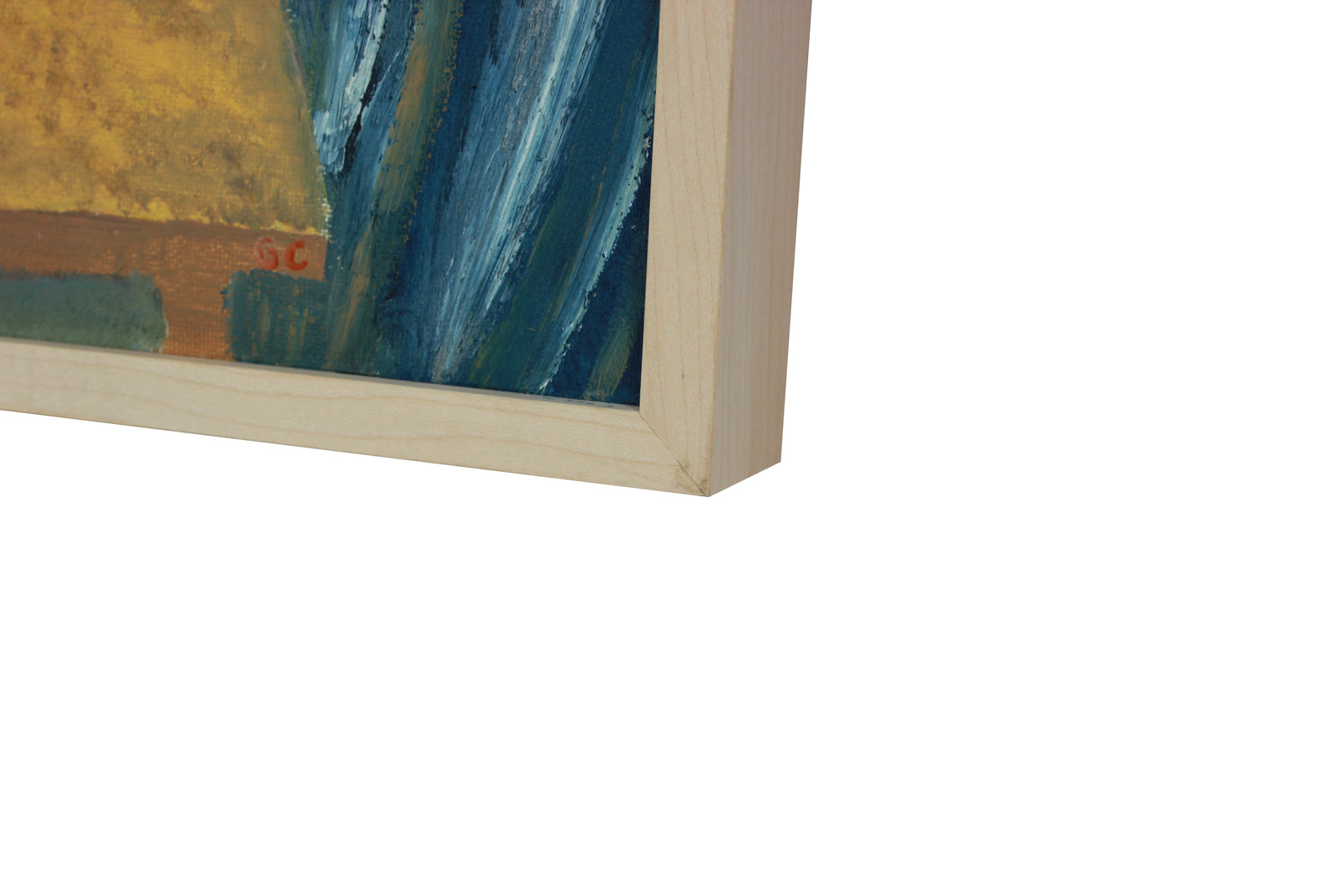 <i>La fenêtre</i> <br>2019 Oil on Canvas Mounted to Wood <br><br>#B0351