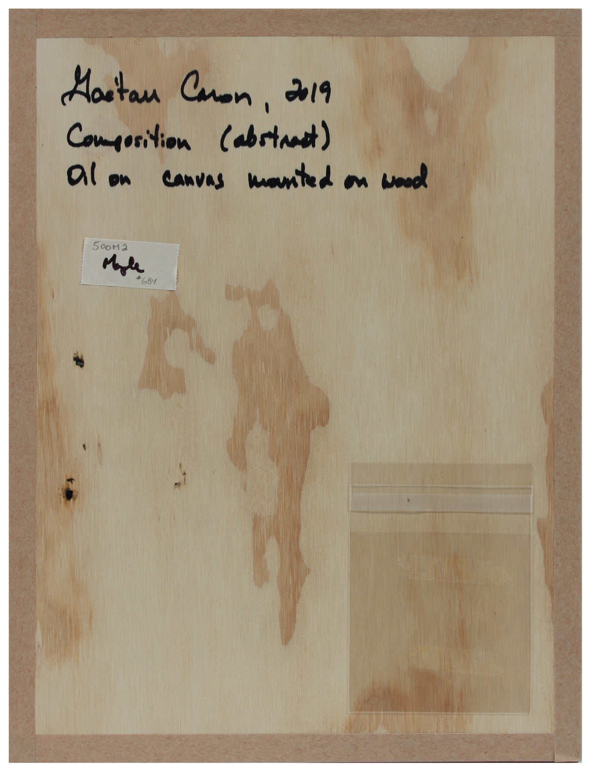 <i>Lyrical I</i> <br>2019 OIl on Canvas Mounted to Wood <br><br>#B0353