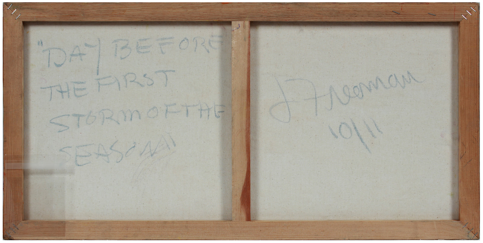 <i>Day Before the Fist Storm of the Season</i> <br>2011 Oil <br><br>#B0369