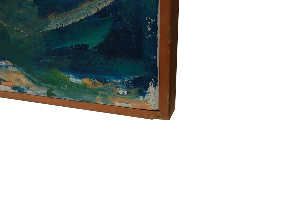 <i>Redwood Creek Bed</i> <br>1980 Oil <br><br>#B0379