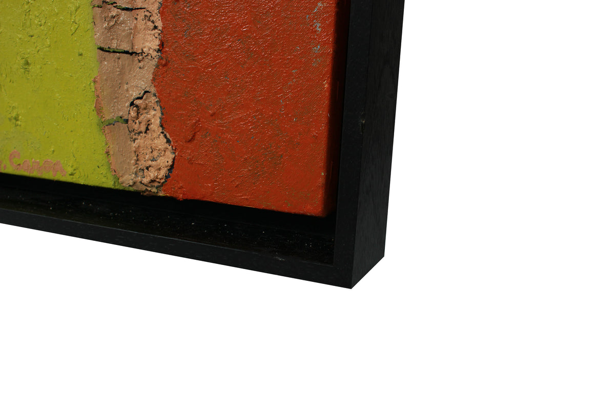 <i>Madrone Mutation</i> <br>2019 Oil Painting & Clay Collage<br><br>#B0485