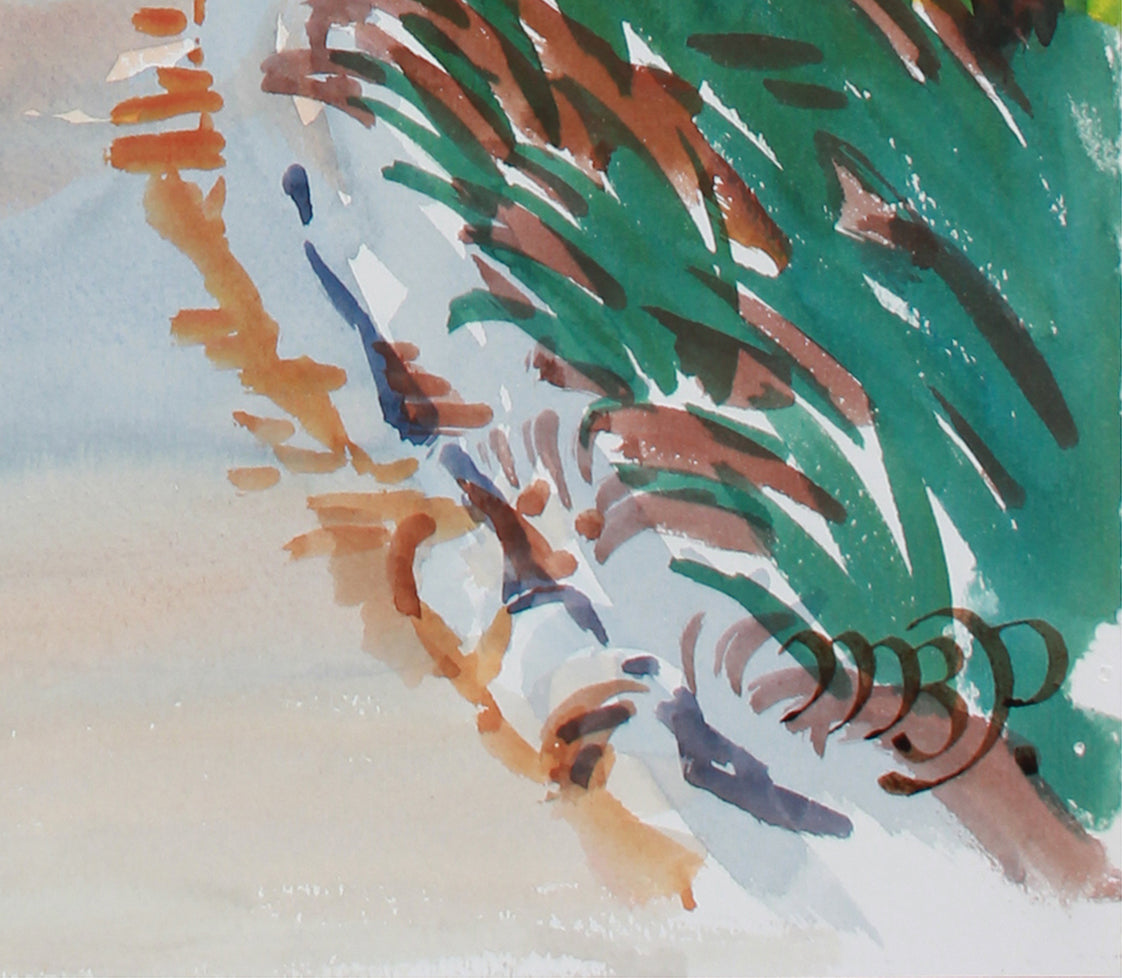 <i>From Our Garden Path</i> <br> May 13, 1965 Watercolor <br><br>B0533