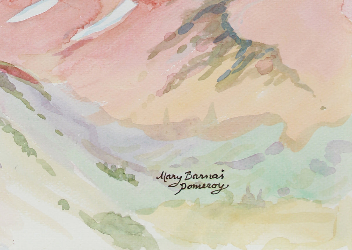 <i>Mount Shasta from above Panthen Meadows</i> <br> October 1999 Watercolor <br><br>B0536