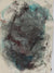 Moody Monochromatic Abstract <br>1940-60s Watercolor <br><br>#B0771