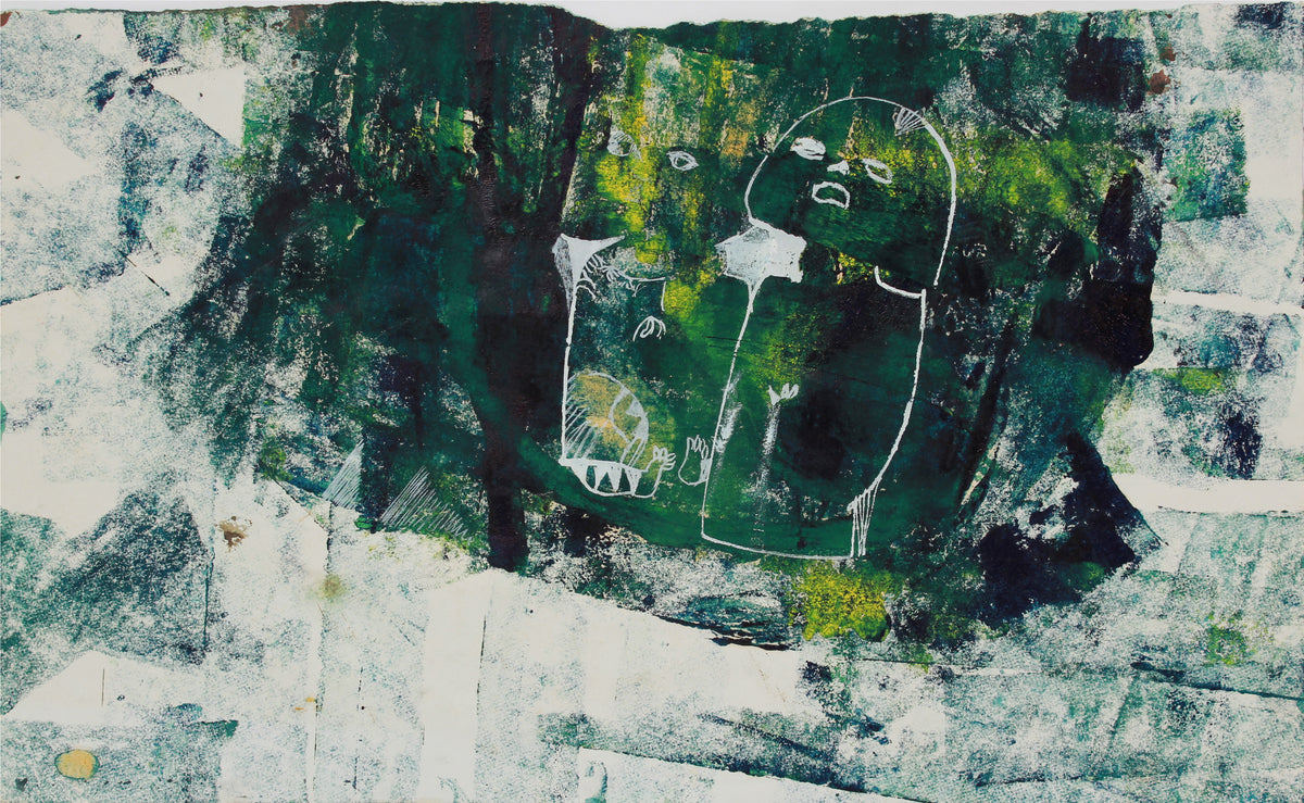 Surreal Deconstruction <br>1950-60s Gouache & Ink <br><br>#B0797
