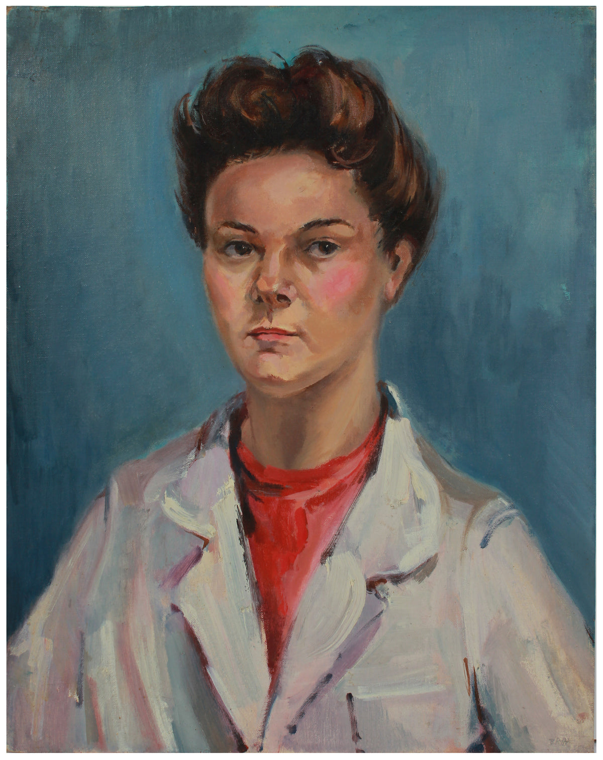 Composed Portrait of a Woman &lt;br&gt;1943-46 Oil &lt;br&gt;&lt;br&gt;#B0804