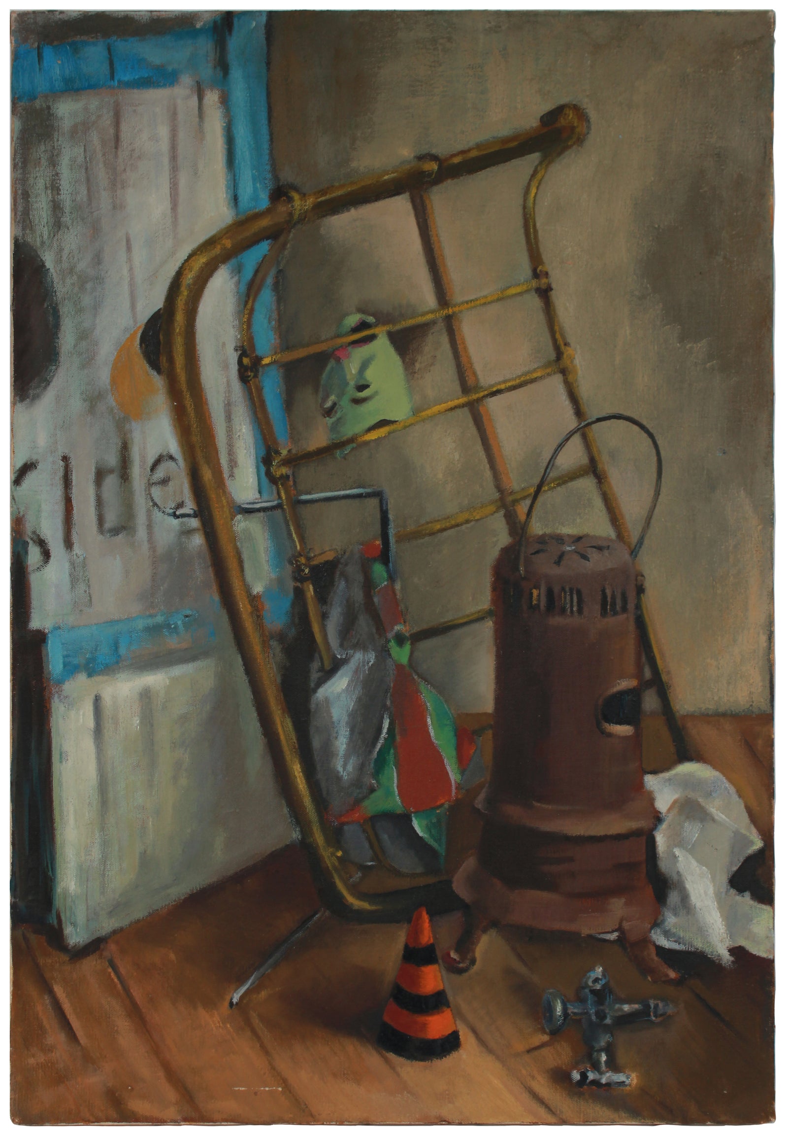 Modernist Oil Still Life, 1945 <br><br>#B0807