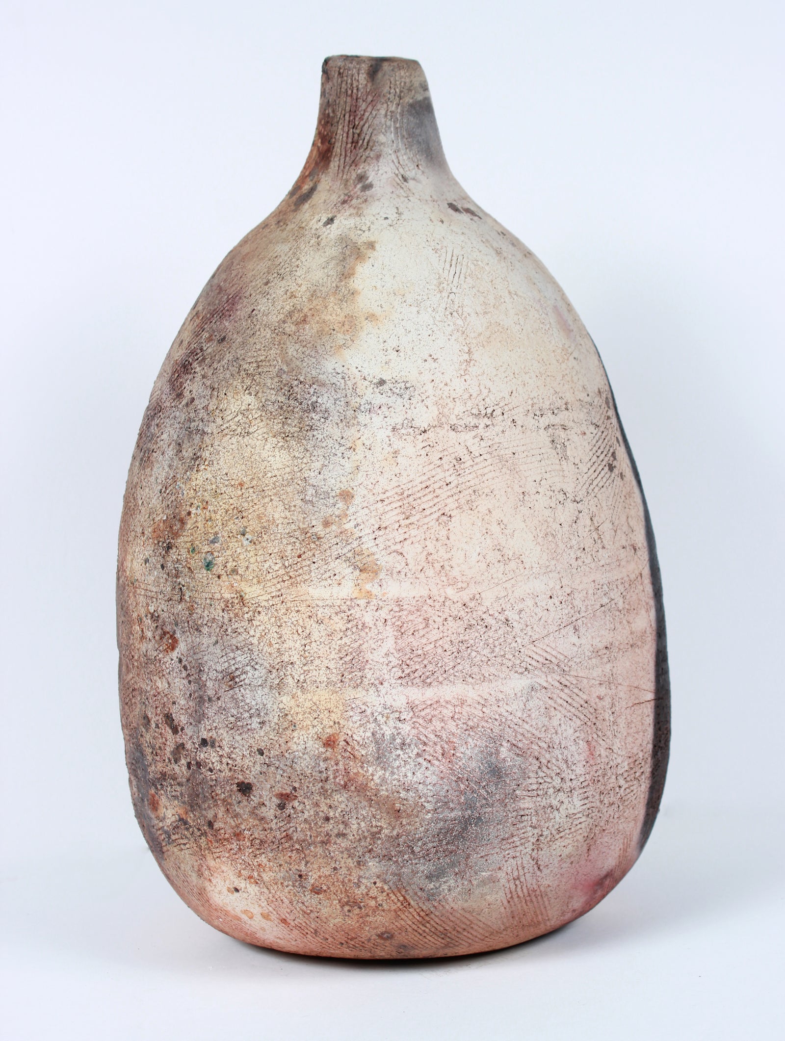 1980s Earthenware <i>Huaca</i> with Raised Detailing <br><br>#B0958