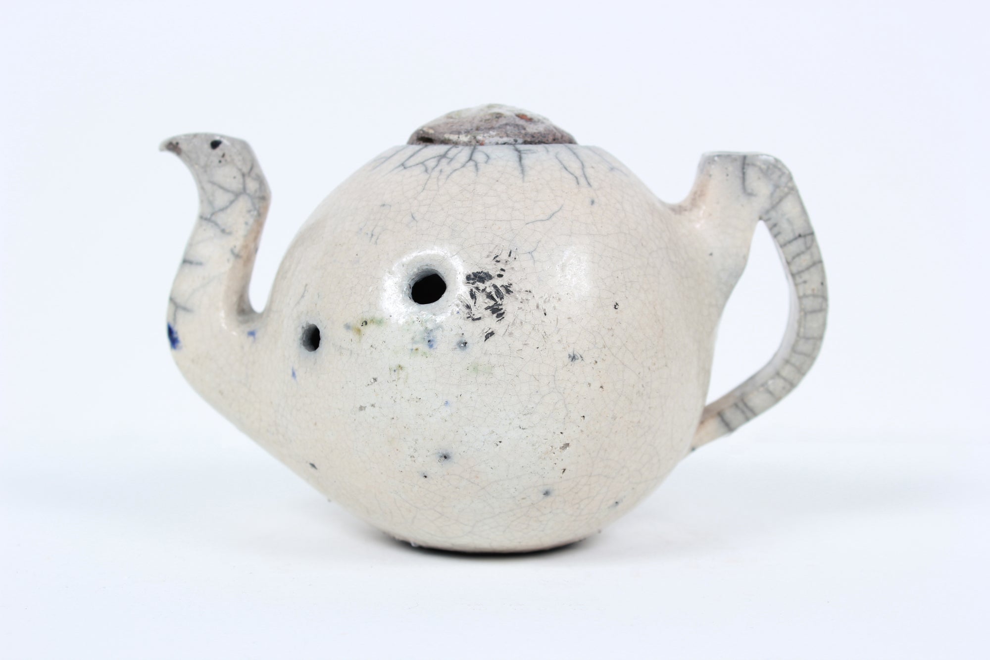 <i>Huaca</i> Teapot <br>1980s Ceramic <br><br>#B0978
