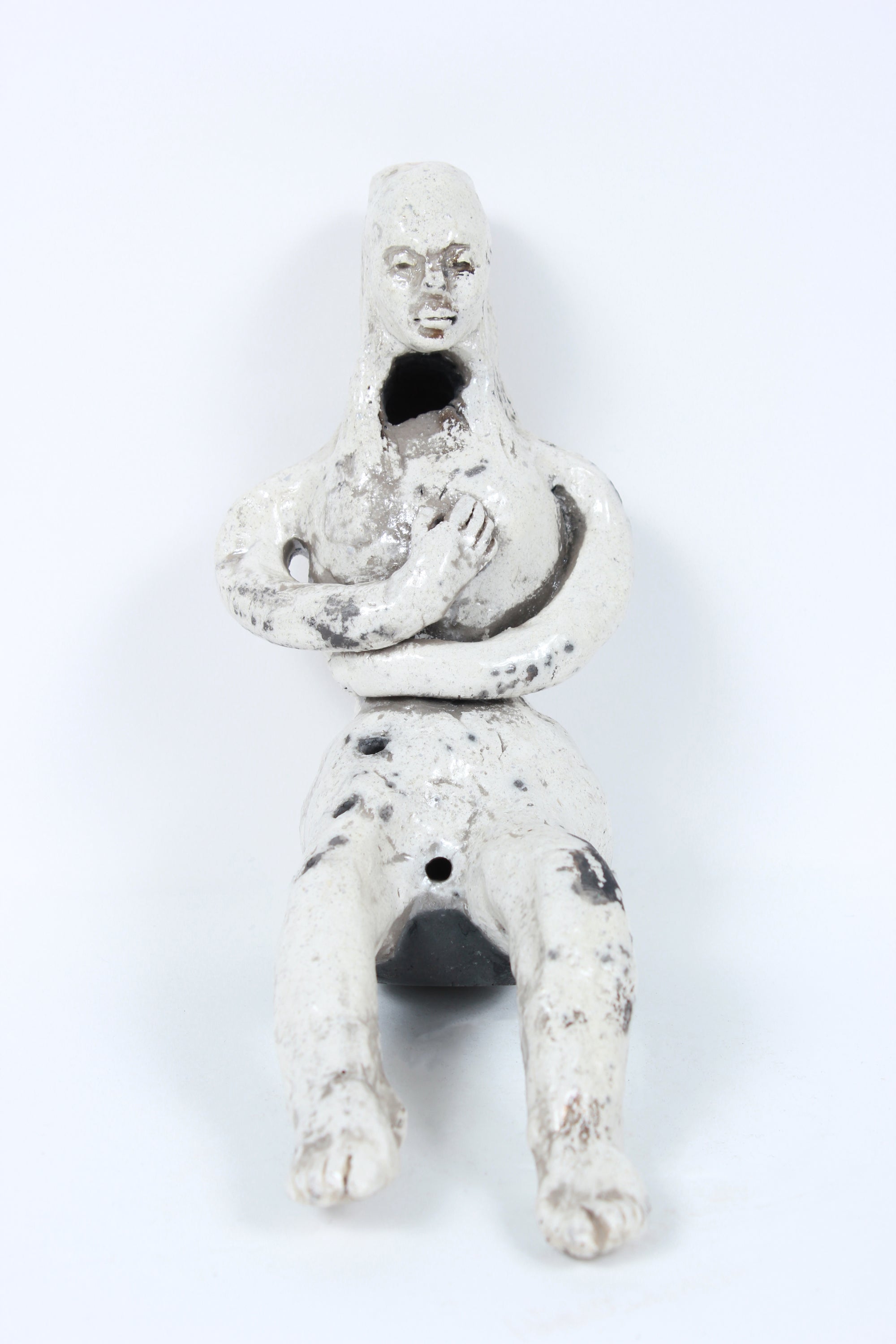 <i>Huaca</i> Female Figure <br>1980s Ceramic <br><br>#B0984