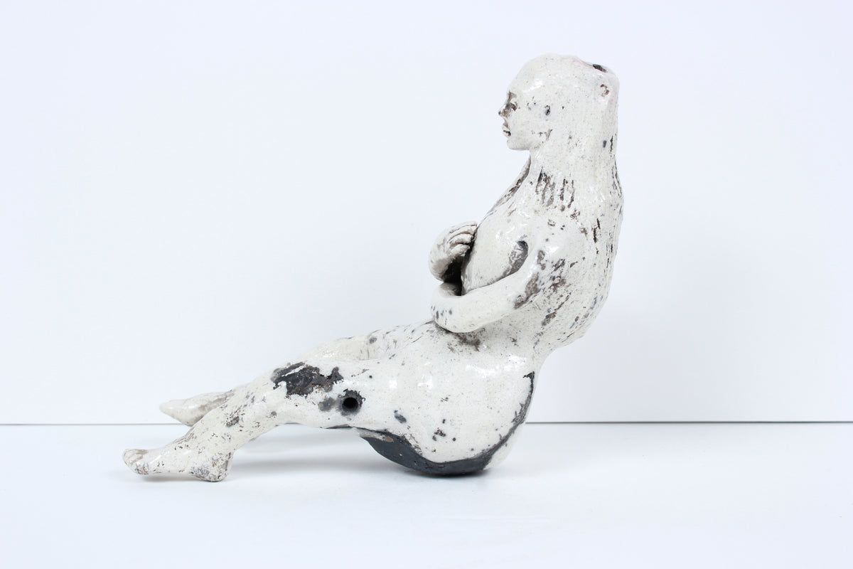 <i>Huaca</i> Female Figure <br>1980s Ceramic <br><br>#B0984