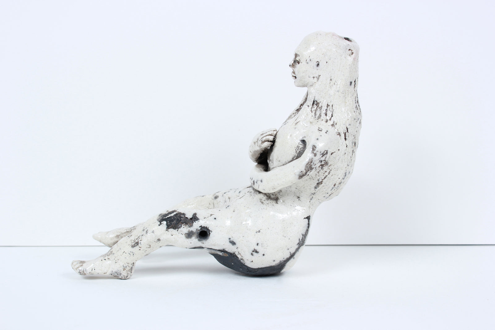 <i>Huaca</i> Female Figure <br>1980s Ceramic <br><br>#B0984