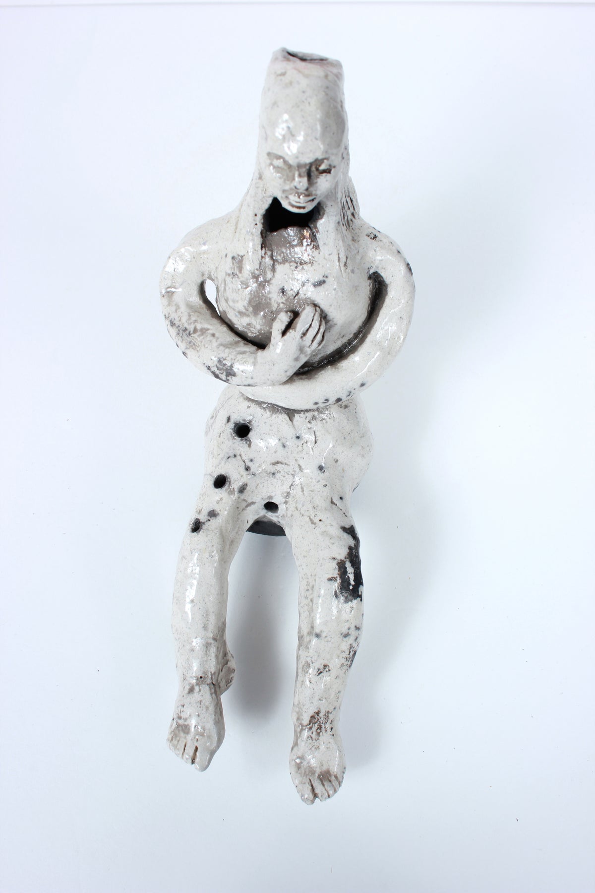 <i>Huaca</i> Female Figure <br>1980s Ceramic <br><br>#B0984
