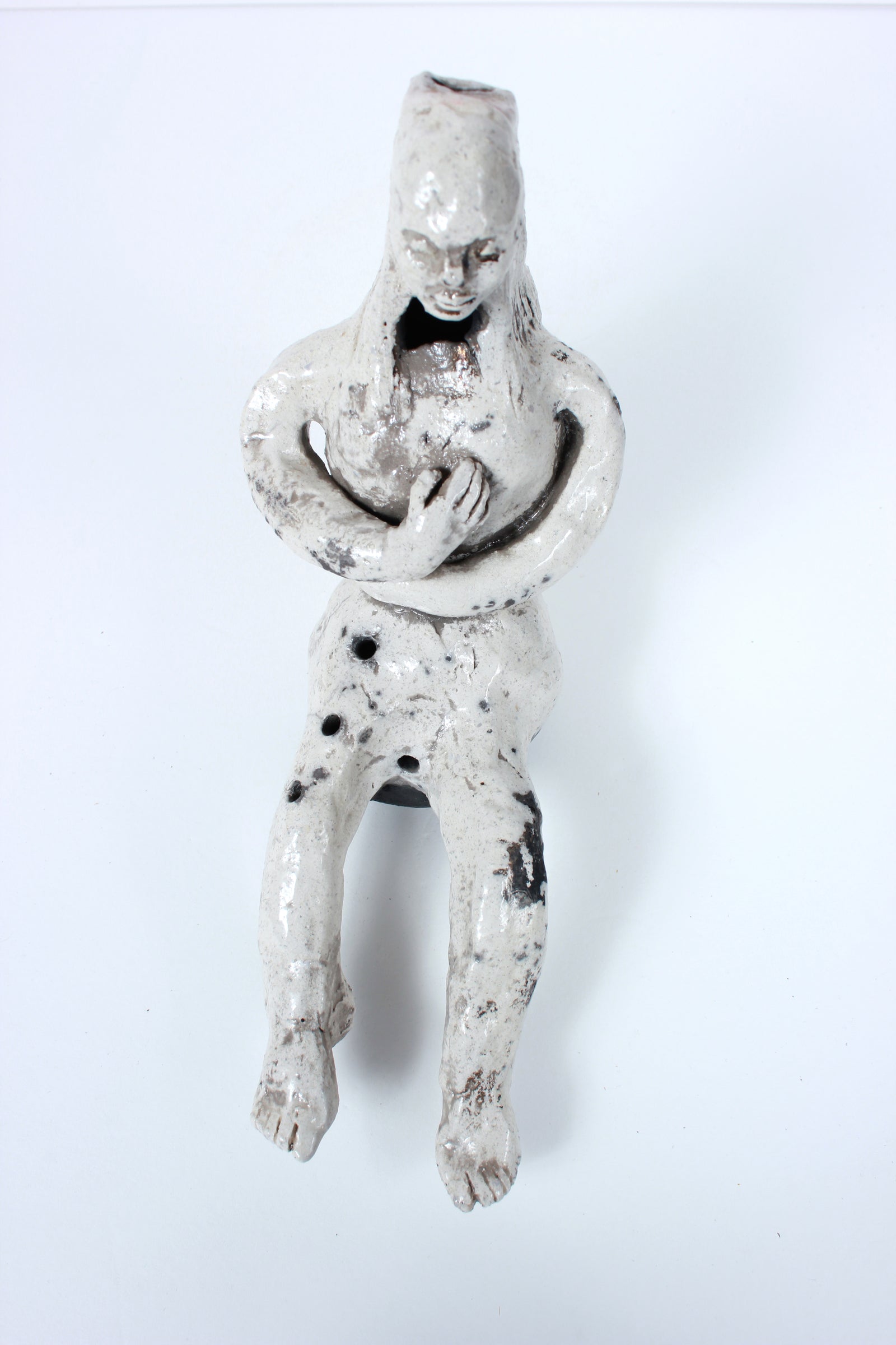 <i>Huaca</i> Female Figure <br>1980s Ceramic <br><br>#B0984