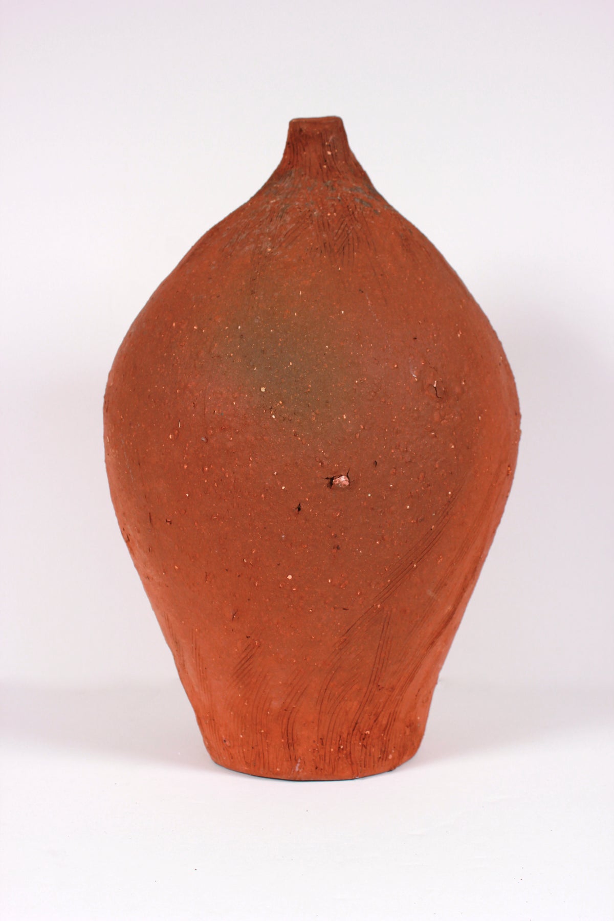 1980s Orange <i>Huaca</i> Instrument  <br><br>#B0998