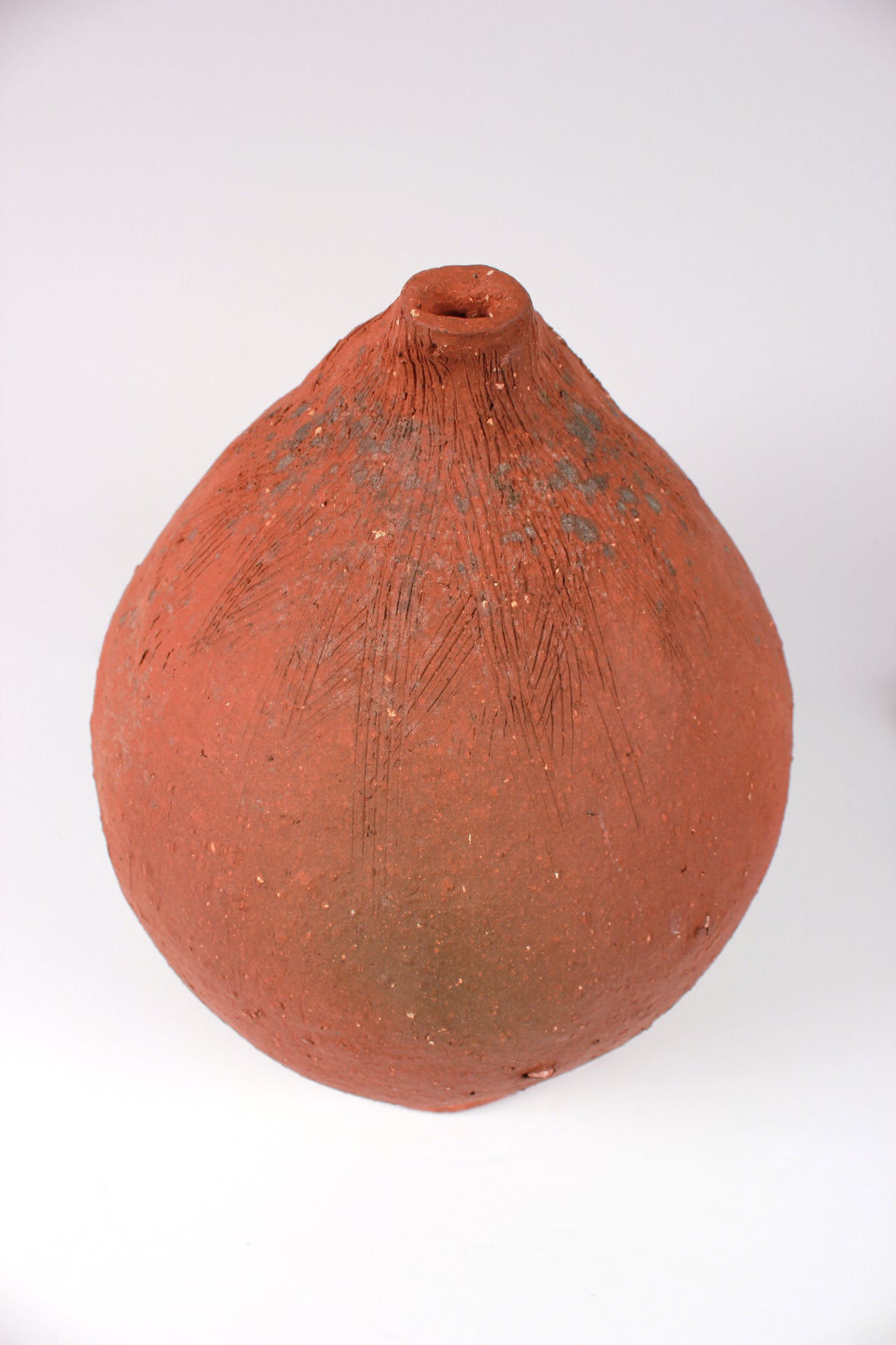 1980s Orange <i>Huaca</i> Instrument  <br><br>#B0998