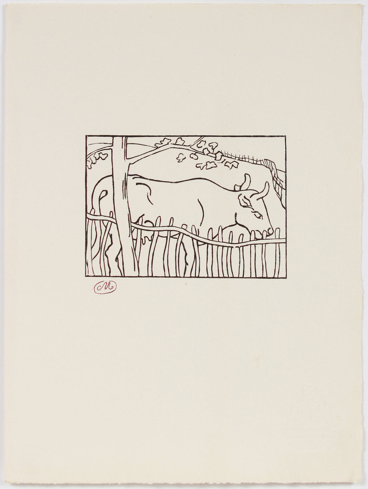 <i>Les Géorgiques de Virgile (The Georgics of Virgil)</i> Series <br>1937-44 Wood Engraving <br><br>#B1015