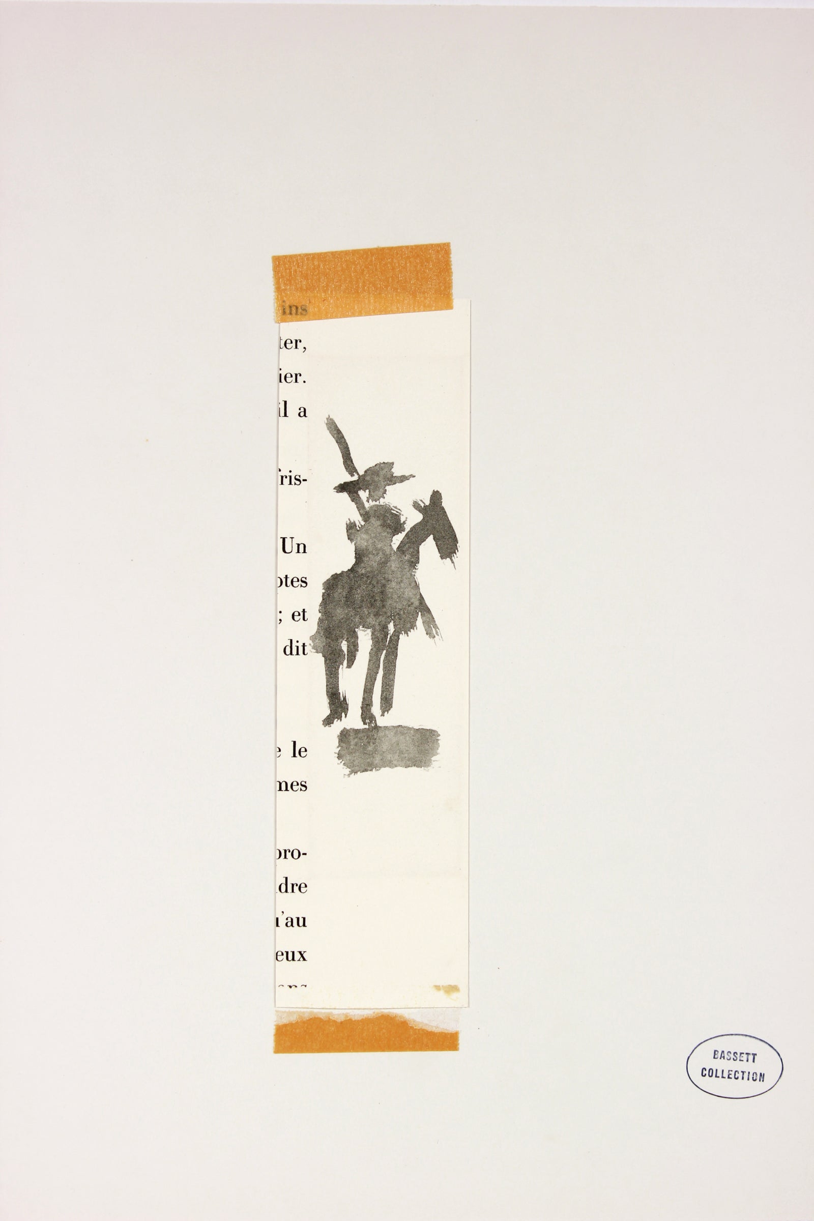 <i>The Picador</i> From <i>La Tauromaquia</i> <br>1959 Aquatint <br><br>#B1018