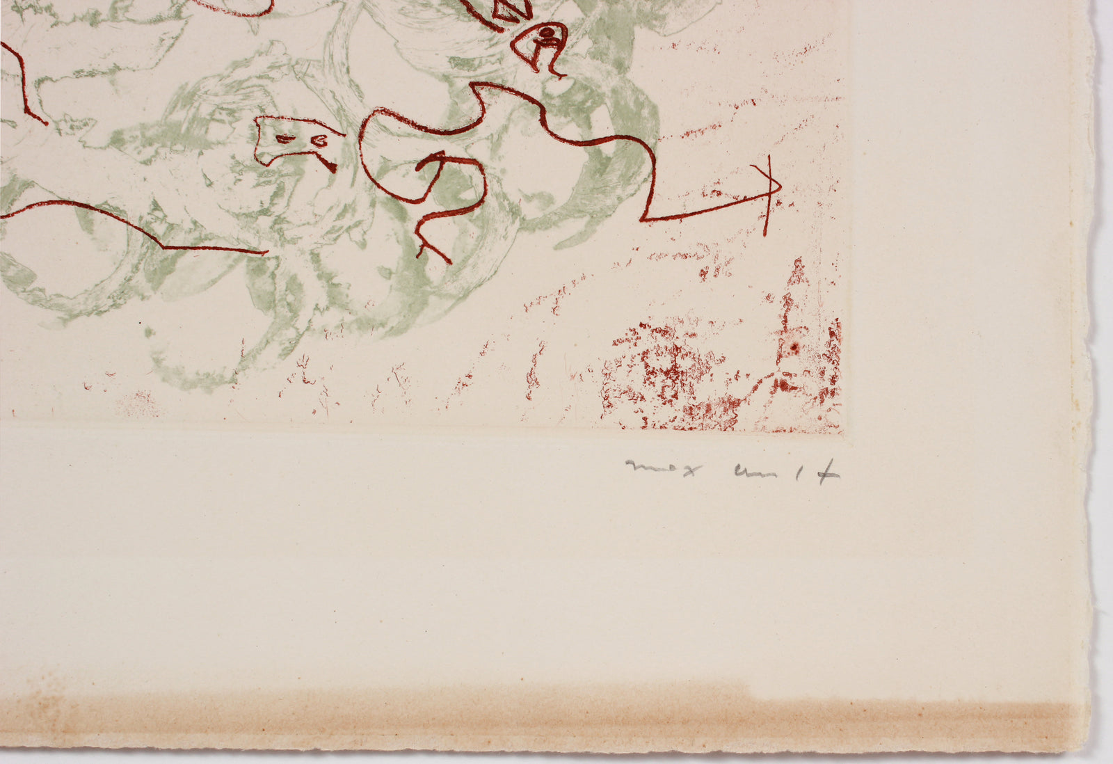 <i>Les chiens ont soif (The Dogs Are Thirsty)</i> <br>1964 Colored Etching <br><br>#B1023