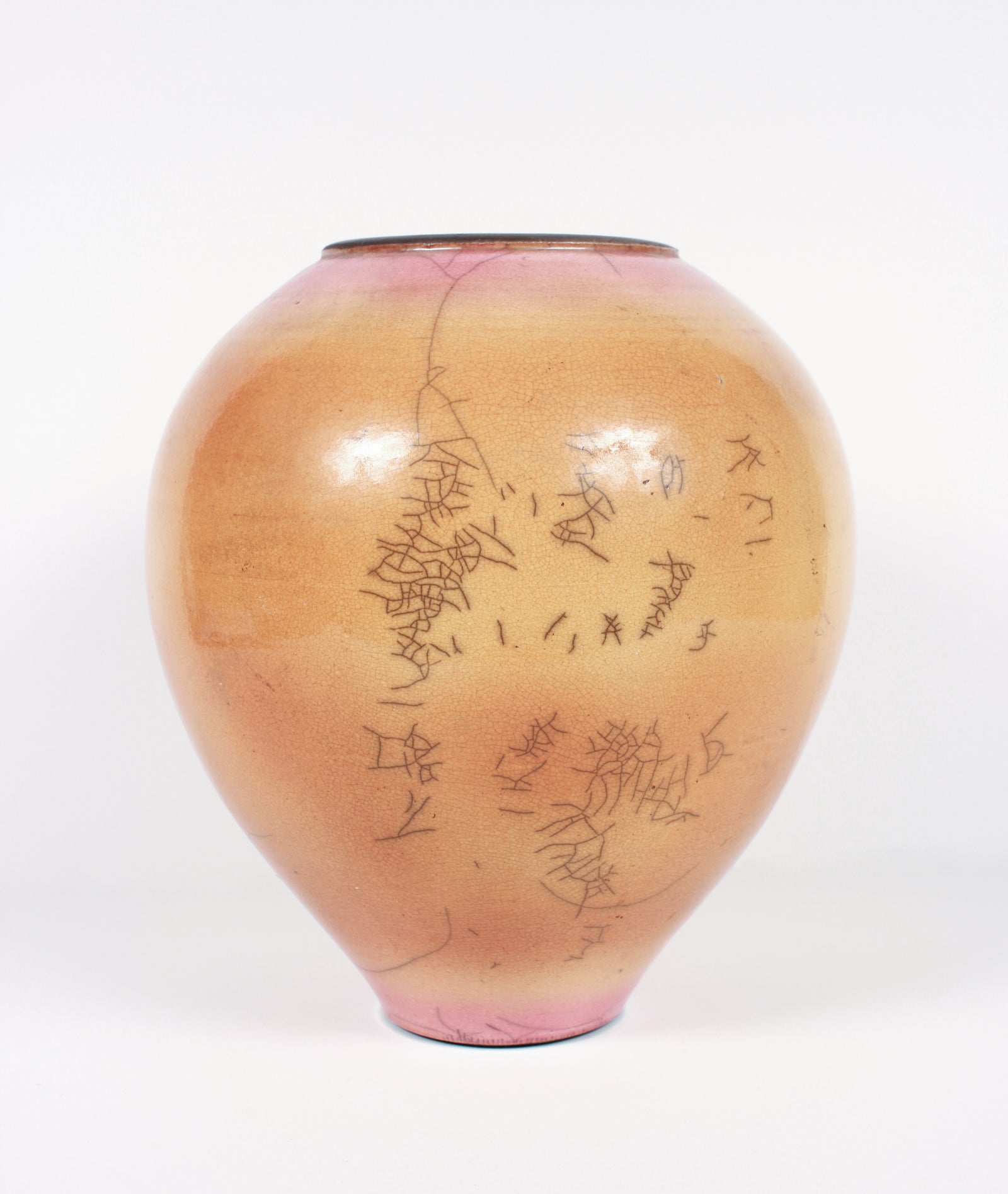 Tan Ceramic Vase #B1054