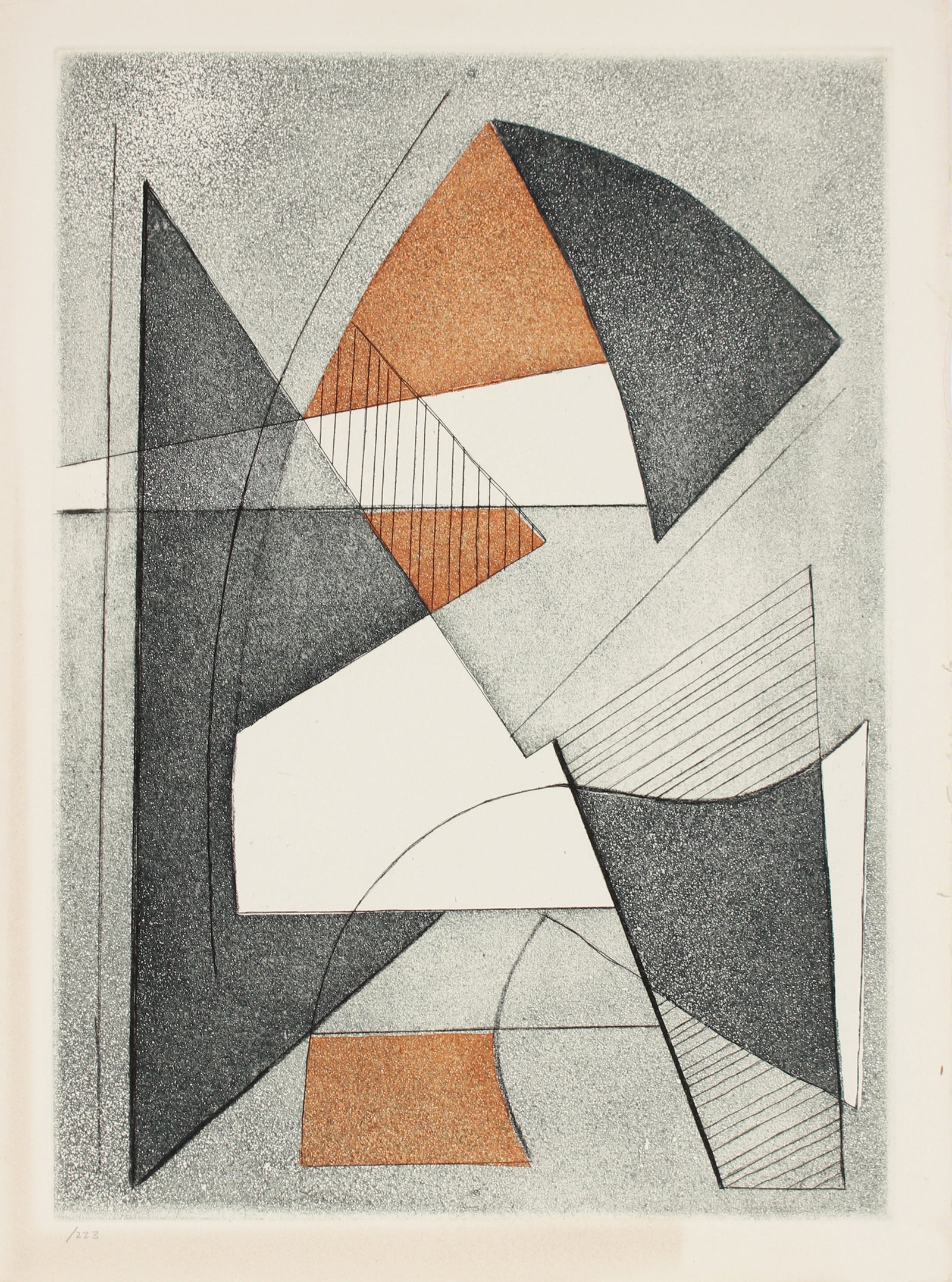 <i>Untitled Composition</i> <br>1962 Etching & Aquatint <br><br>#B1096