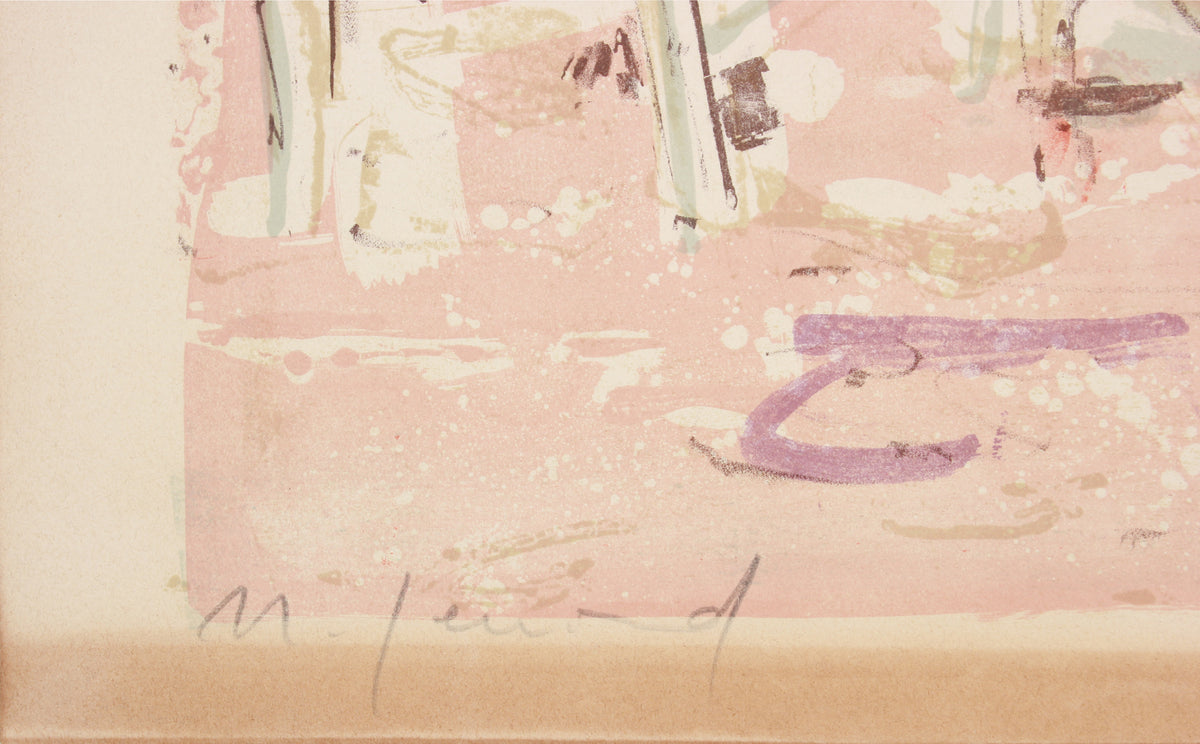 <i>Jeune fille sur la grêve (Young Girl on the Beach)</i> <br>1960 Lithograph <br><br>#B1104