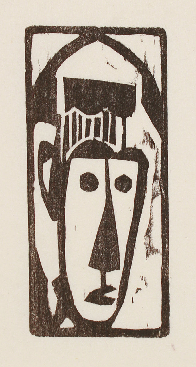 From <i>Primitives, Poems & Woodcuts</i> <br>1926 Wood Engraving <br><br>#B1105
