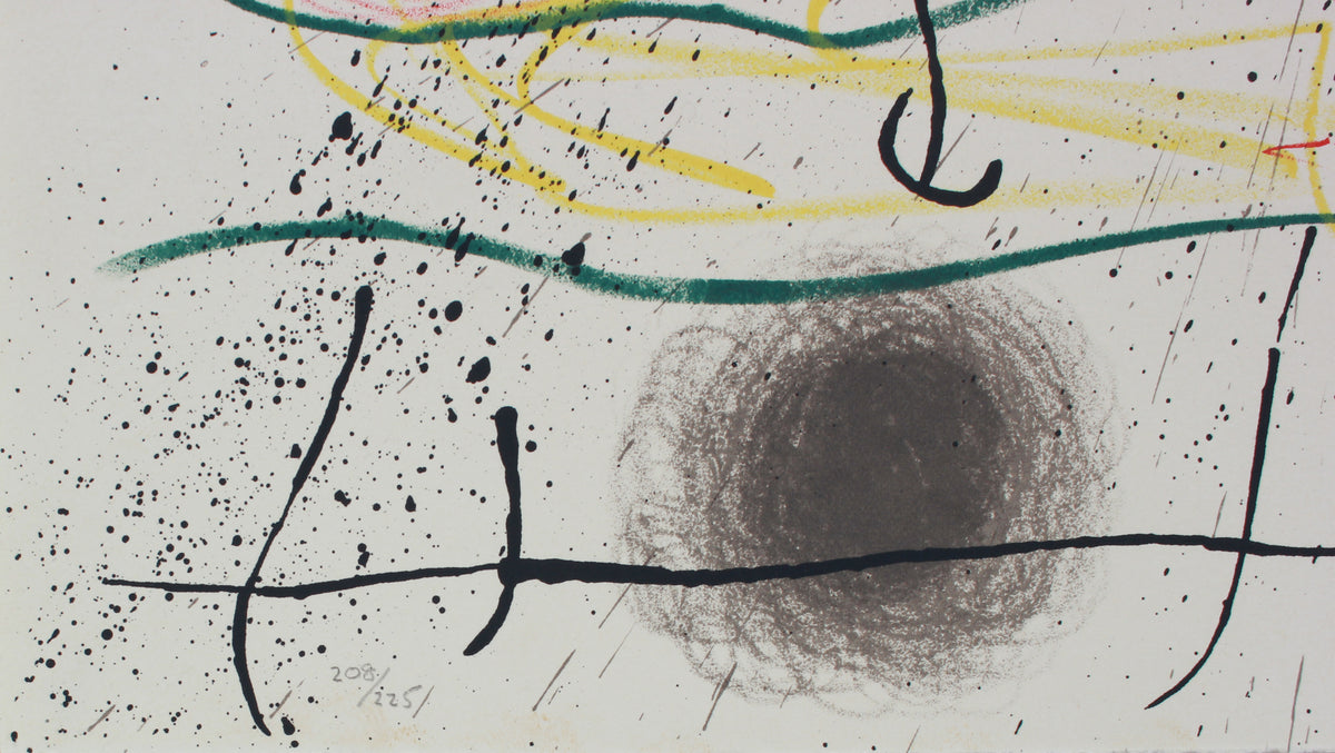 Plate 2 From <i>Quelques fleurs pour des amis (Some Flowers for Friends)</i> <br>1964 Color Lithograph <br><br>#B1124