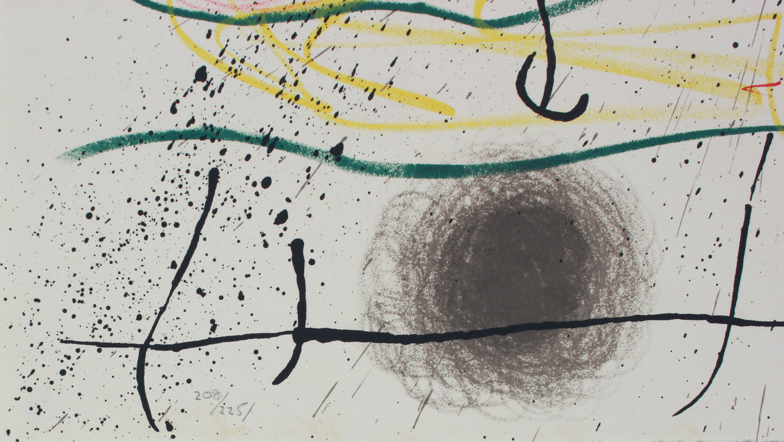 Plate 2 From <i>Quelques fleurs pour des amis (Some Flowers for Friends)</i> <br>1964 Color Lithograph <br><br>#B1124