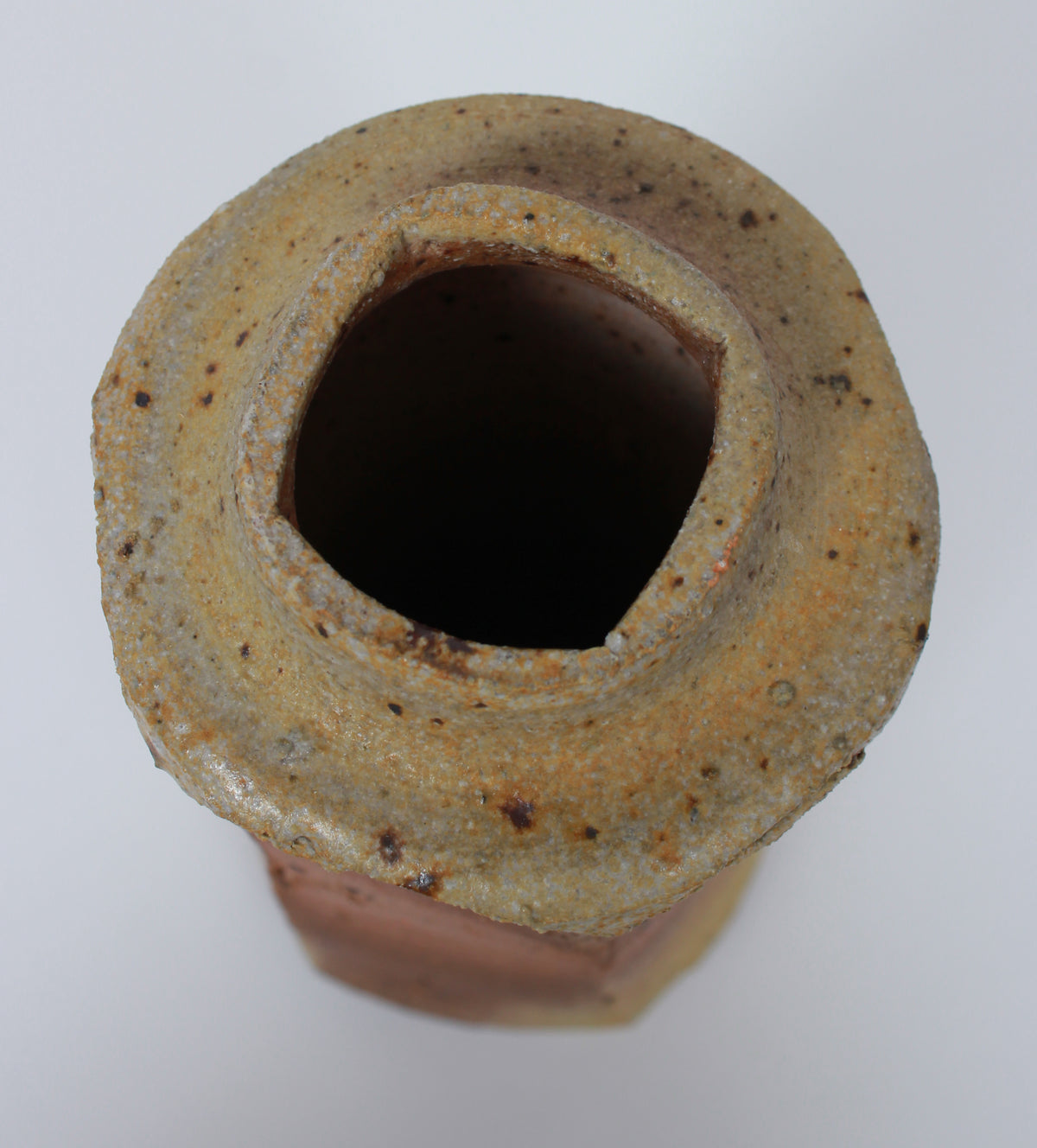 A-Line Ceramic Stoneware Vase <br>Late 20th Century <br><br>#B1128