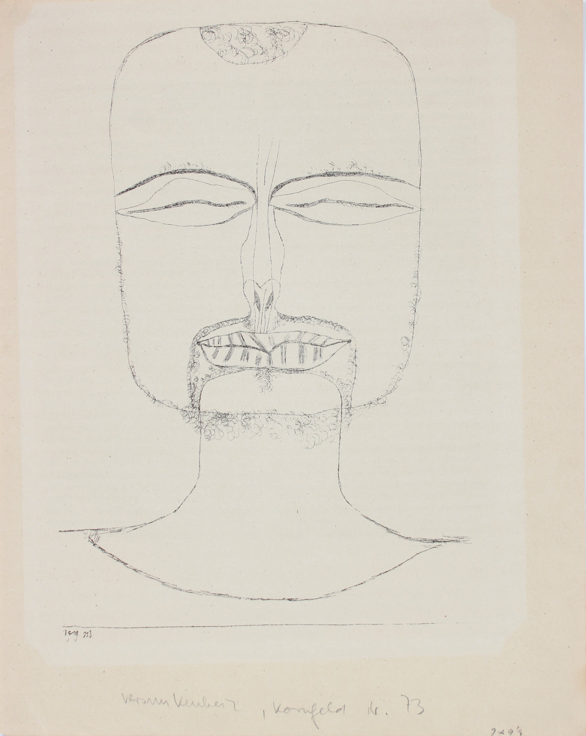 <i>Münchner Blätter für Dichtung und Graphite</i> <br>1967 Lithograph <br><br>#B1276