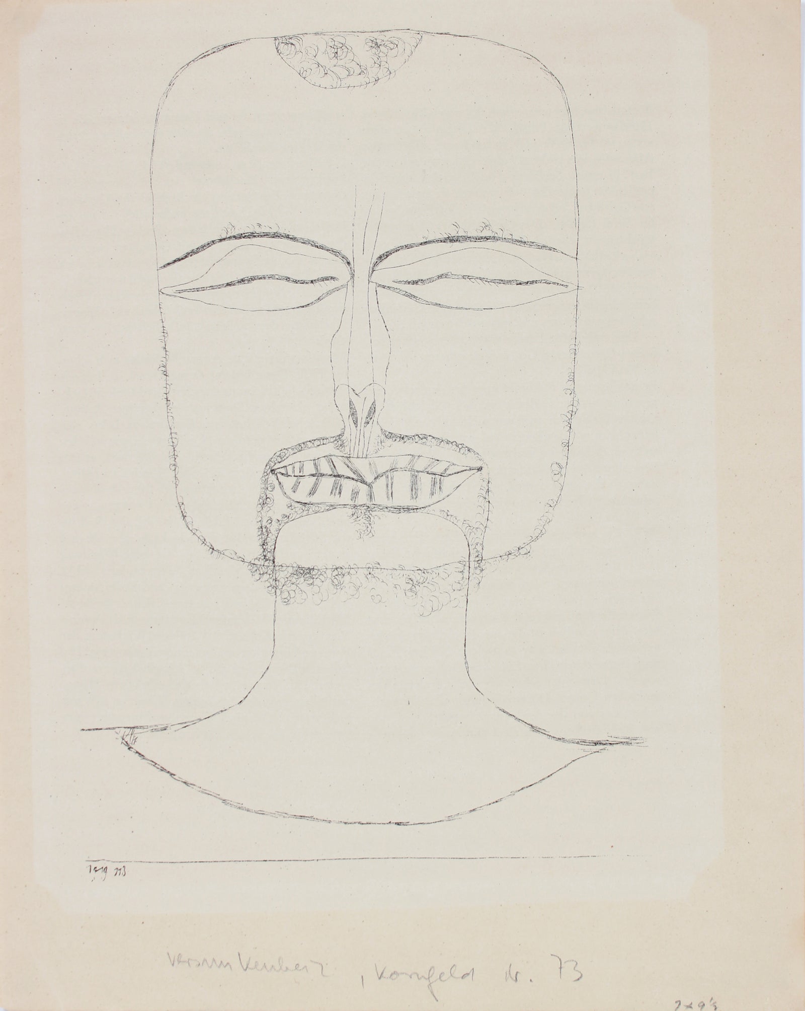 <i>Münchner Blätter für Dichtung und Graphite</i> <br>1967 Lithograph <br><br>#B1276