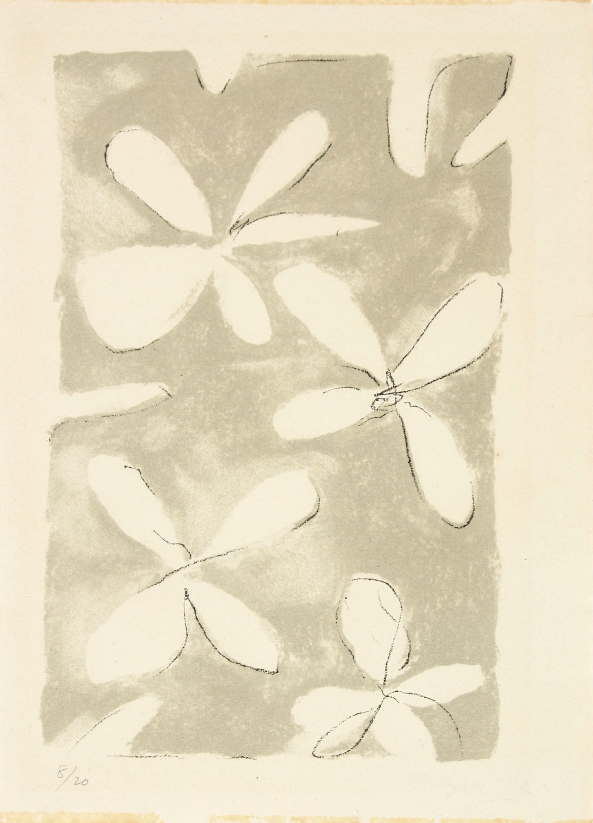 <i>Fleurs</i> From <i>Le tir à l'arc</i> <br>1960 Lithograph <br><br>#B1282