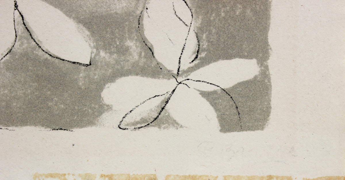 <i>Fleurs</i> From <i>Le tir à l'arc</i> <br>1960 Lithograph <br><br>#B1282