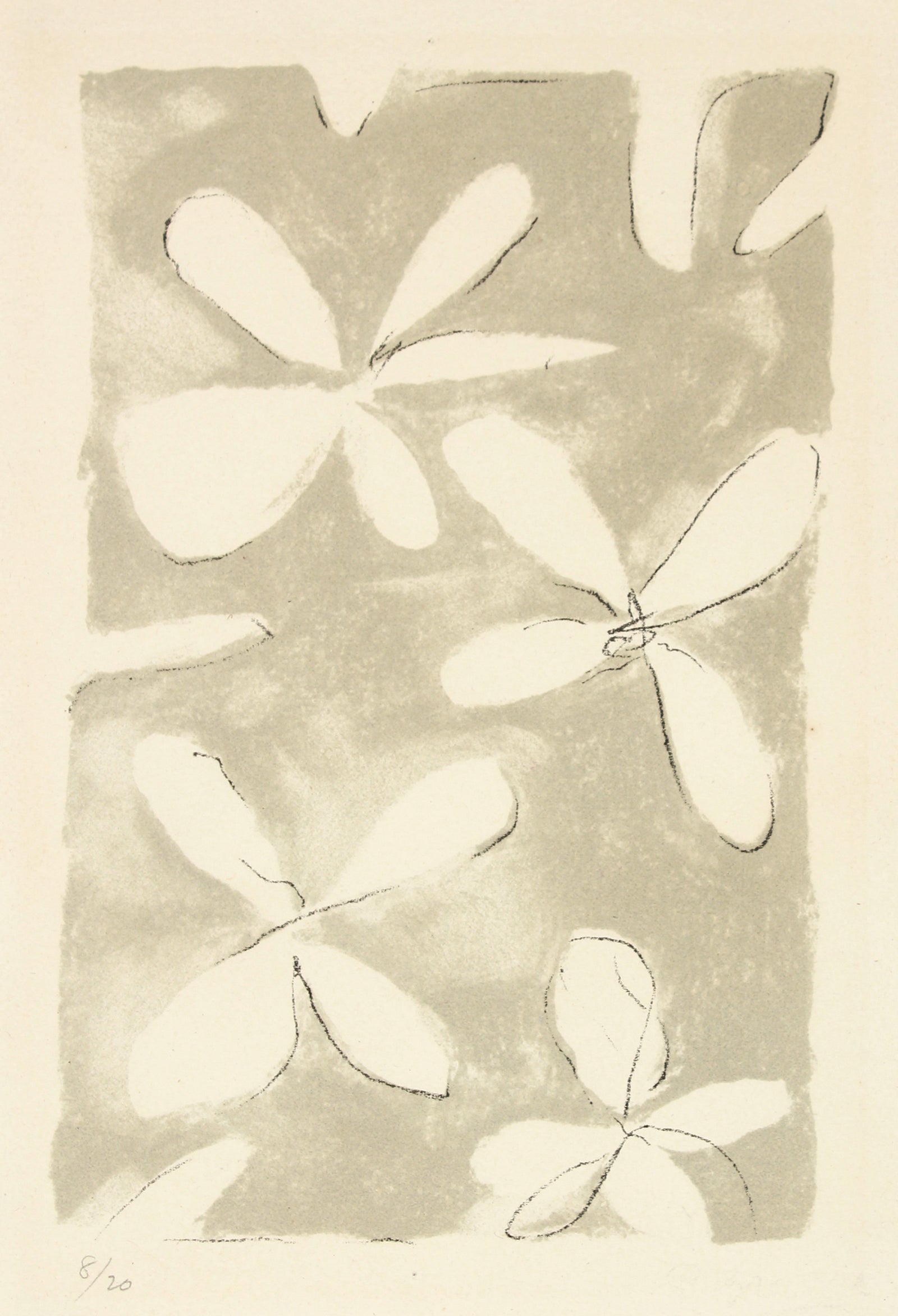 <i>Fleurs</i> From <i>Le tir à l'arc</i> <br>1960 Lithograph <br><br>#B1282