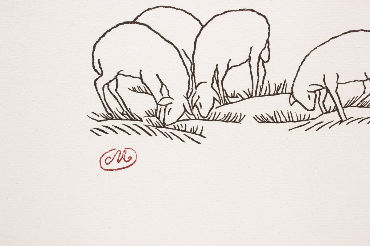 <i>Les Géorgiques de Virgile (The Georgics of Virgil)</i> Series <br>1937-44 Wood Engraving <br><br>#B1287