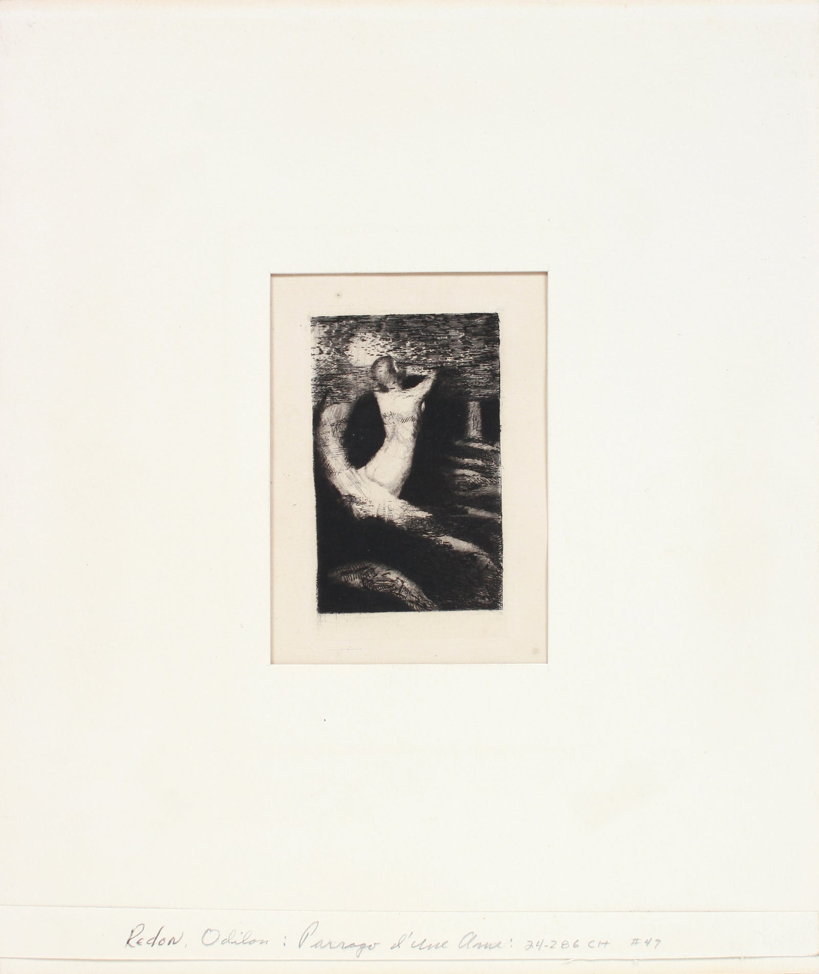 <i>Passage d'une âme (Passage of a Spirit)</i> <br>1981 Etching <br><br>#B1290