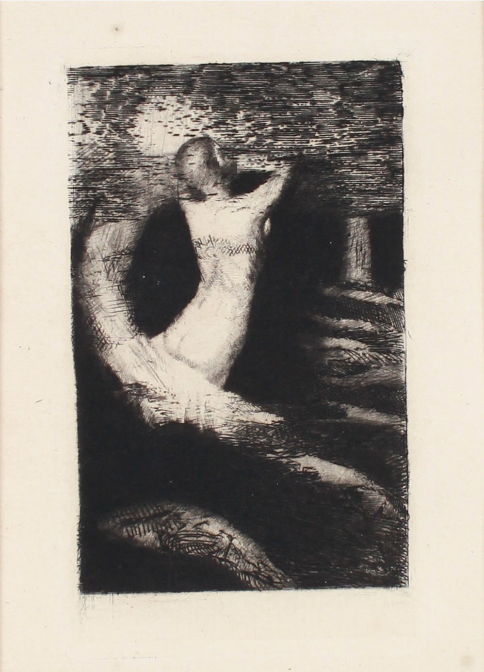 <i>Passage d'une âme (Passage of a Spirit)</i> <br>1981 Etching <br><br>#B1290