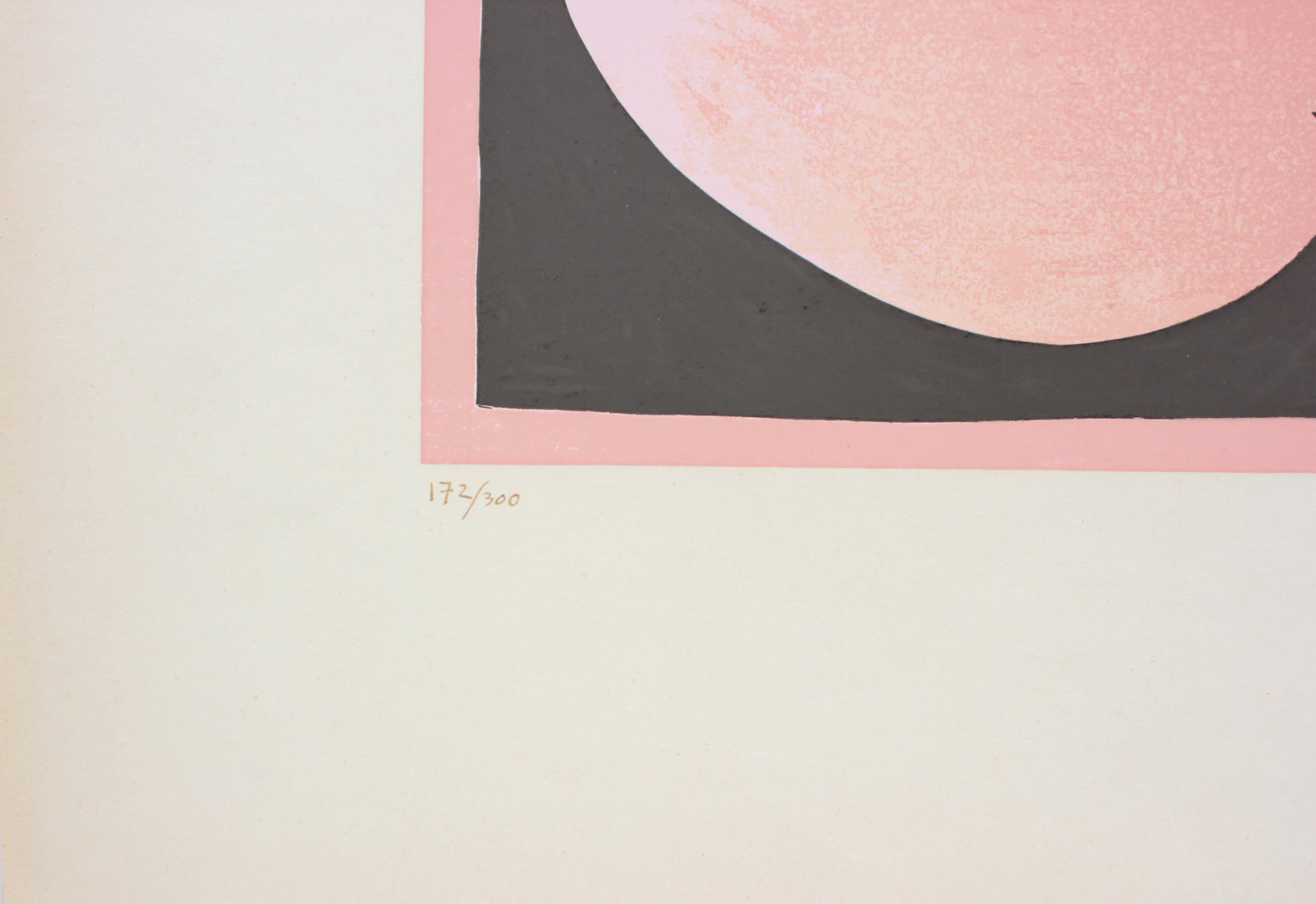 Modernist Geometric Abstract <br>1950 Serigraph <br><br>#B1297