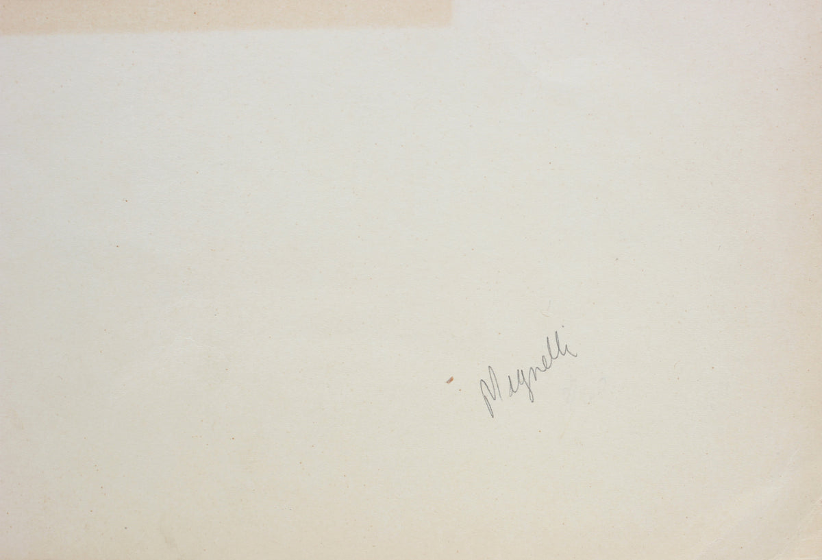 Modernist Geometric Abstract <br>1950 Serigraph <br><br>#B1297