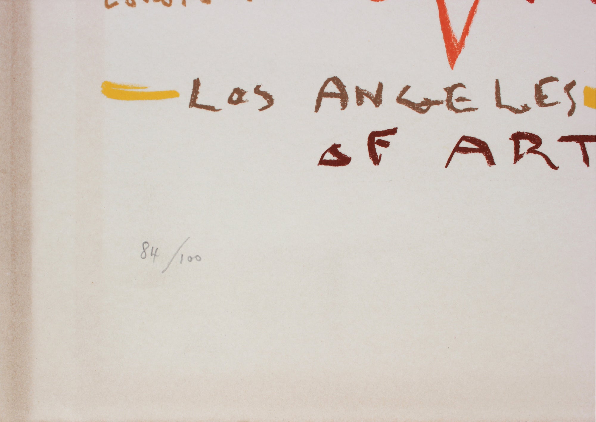 <i>60 Years of Graphic Works: LACMA</i> <br>1966 Color Lithograph <br><br>#B1306